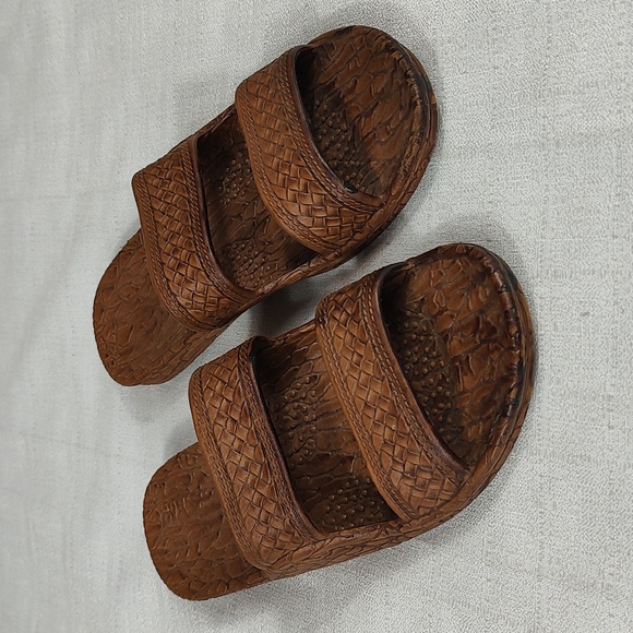 Pali Hawaii Rubber Jandals Unisex Adult Classic Sandals Western Boho Size 9 - Picture 1 of 5